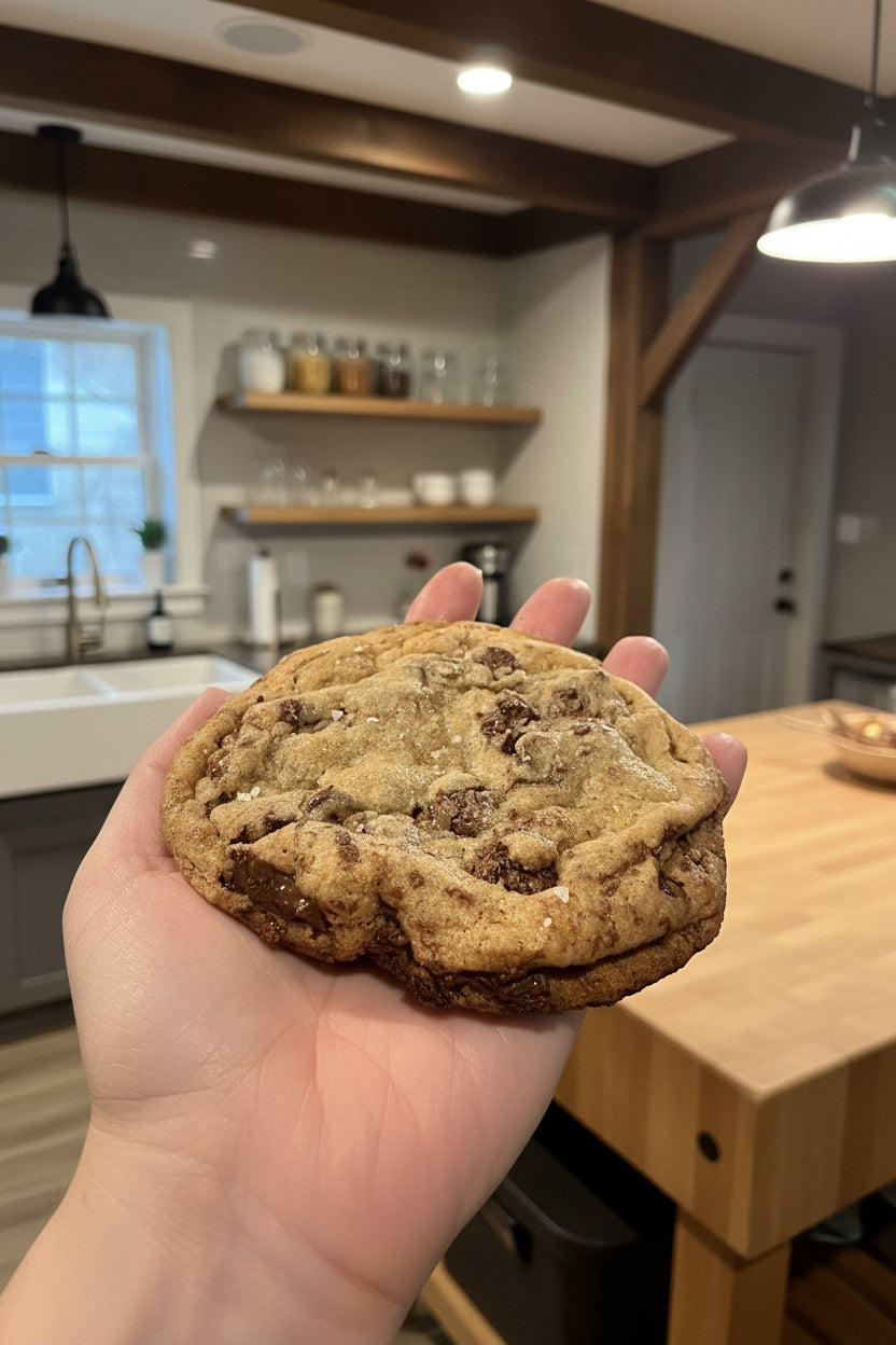 Momma Dee’s amazing Salted Milk Chocolate Chip Cookies